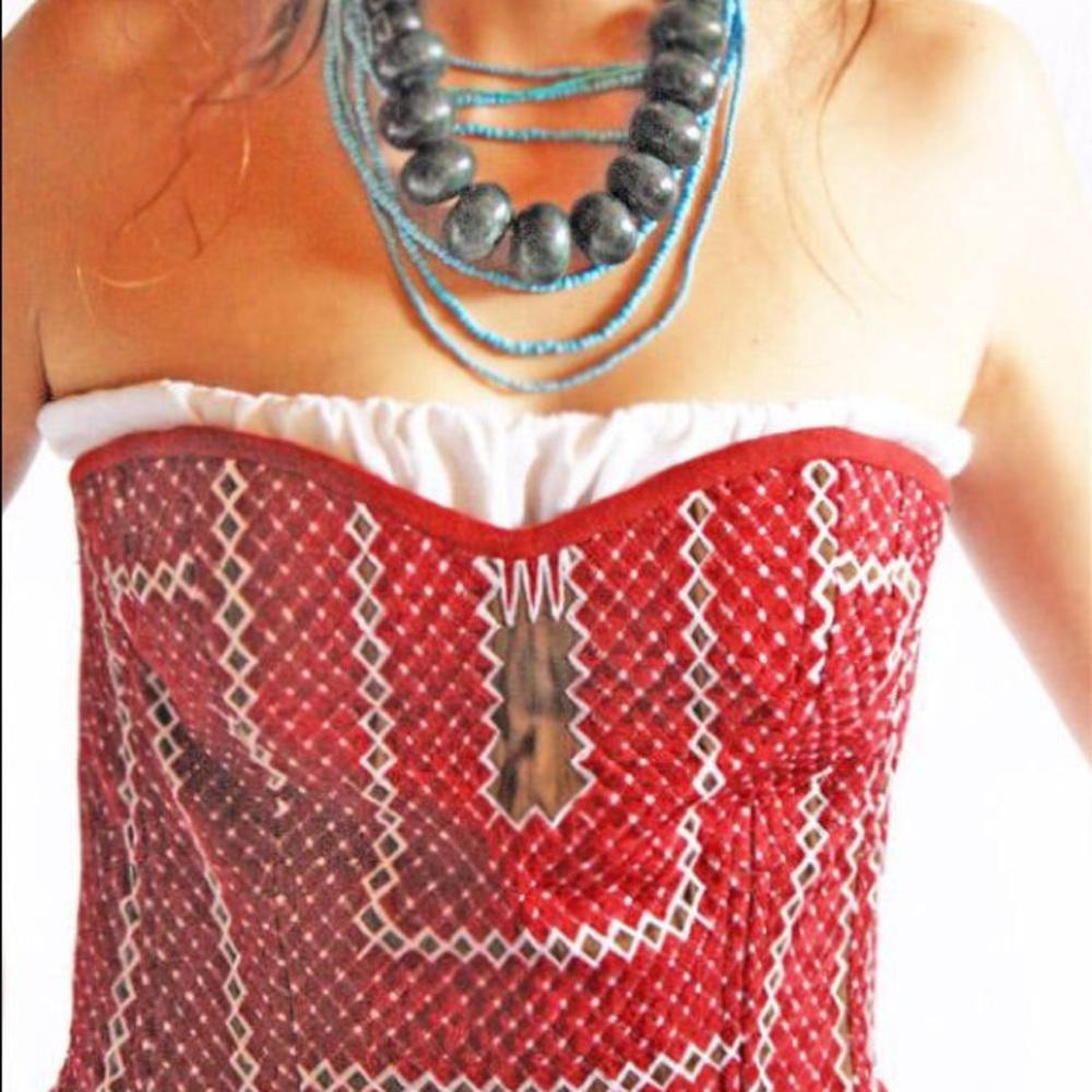 Temporary Price Drop!!  Corset Frida Kahlo Mexican Top Embroidered Oaxaca